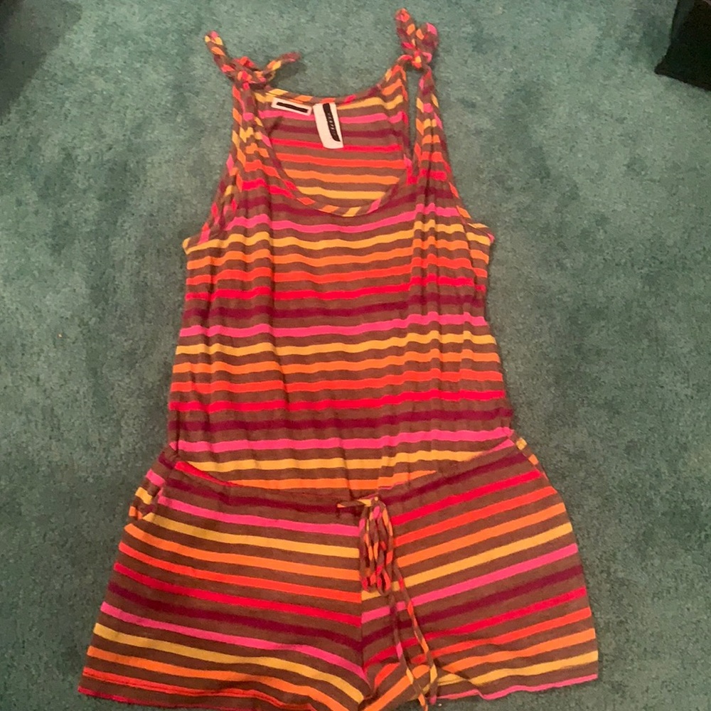 Large striped Merprim romper